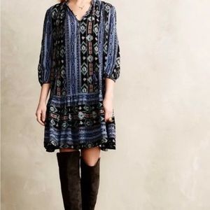 Holding Horses Anthropologie Tunic Dress S